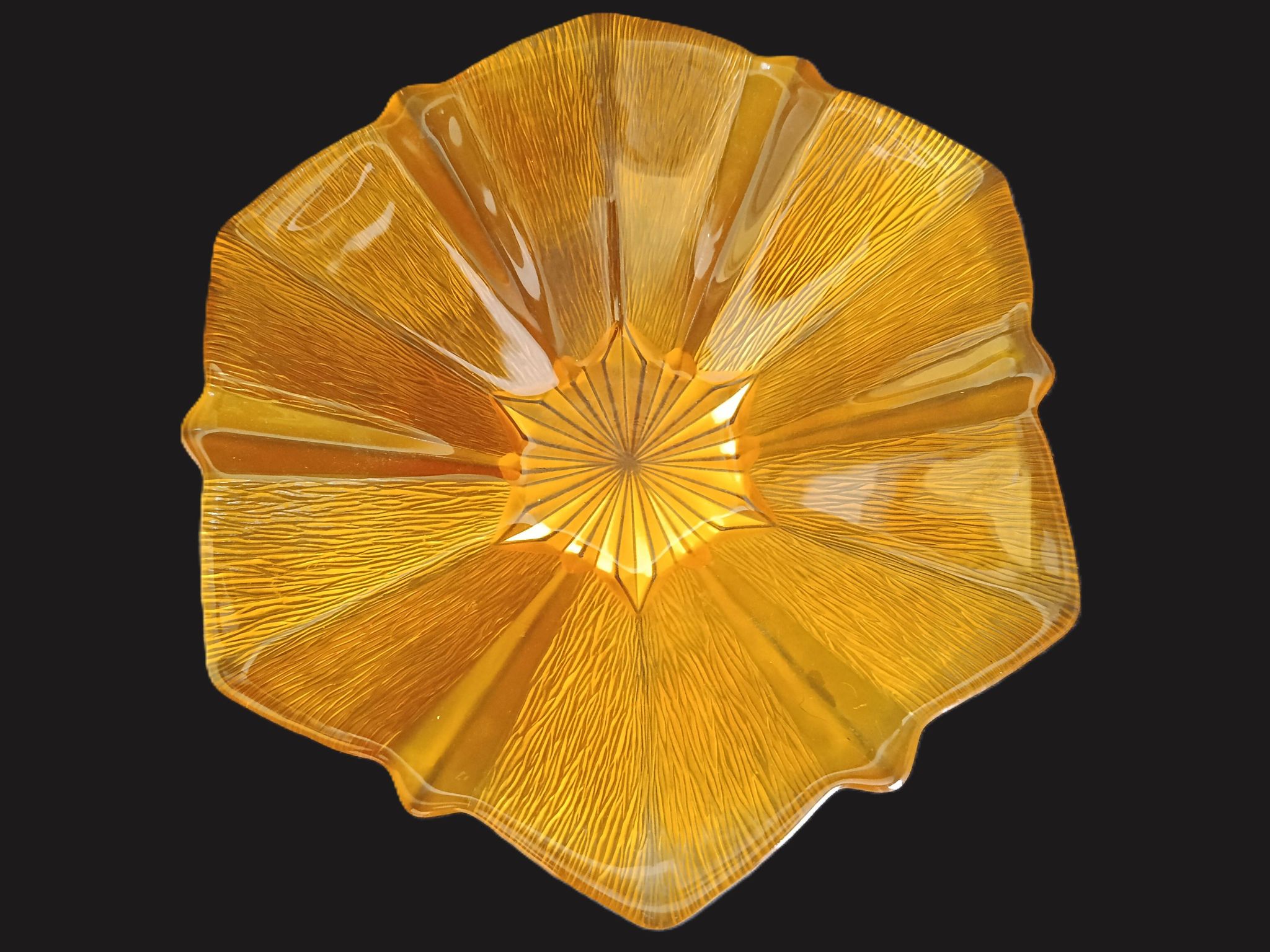 Walther Glass star-shaped glass centrepiece