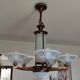 Petitot Art Deco chandelier