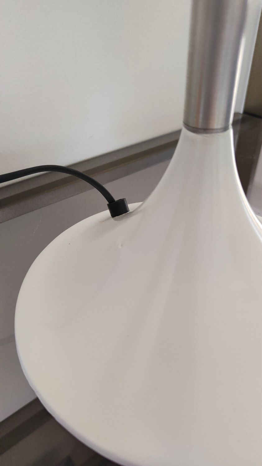Mushroom lamp 1970 opaline