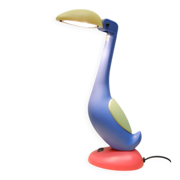 Lampe de table Pingouin vintage, années 1980
