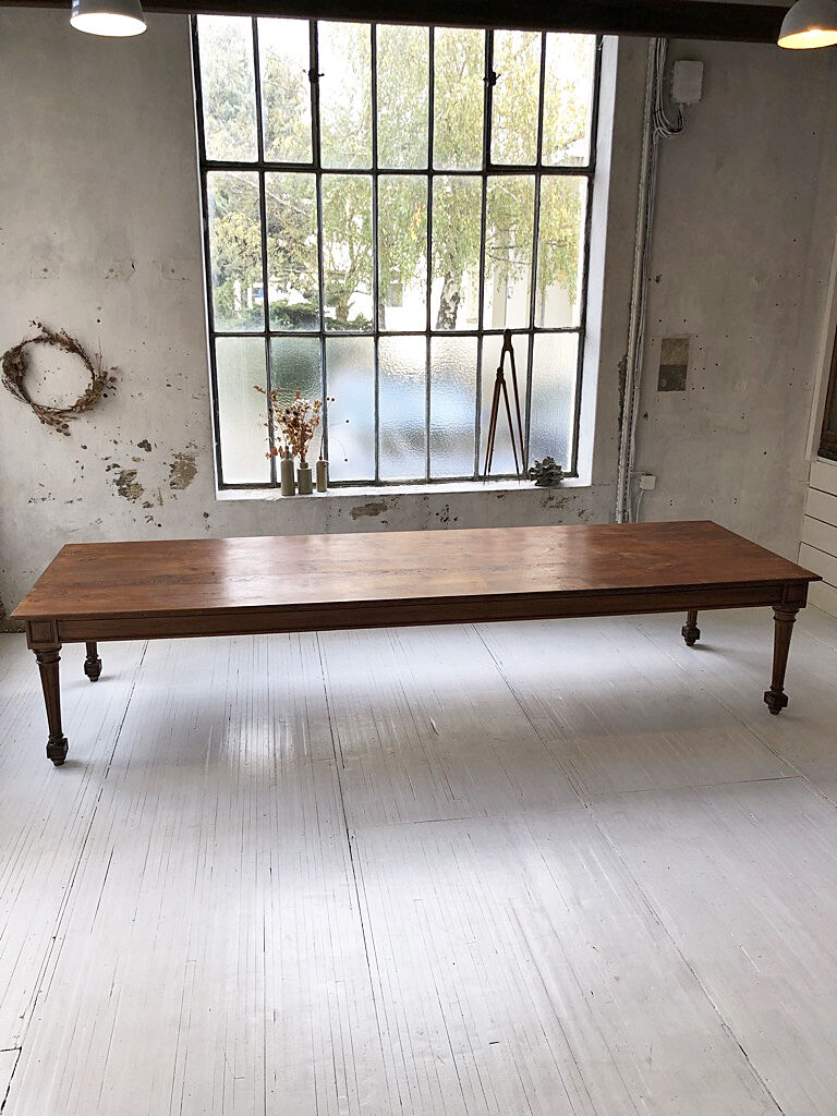 4m XXL oak farm table