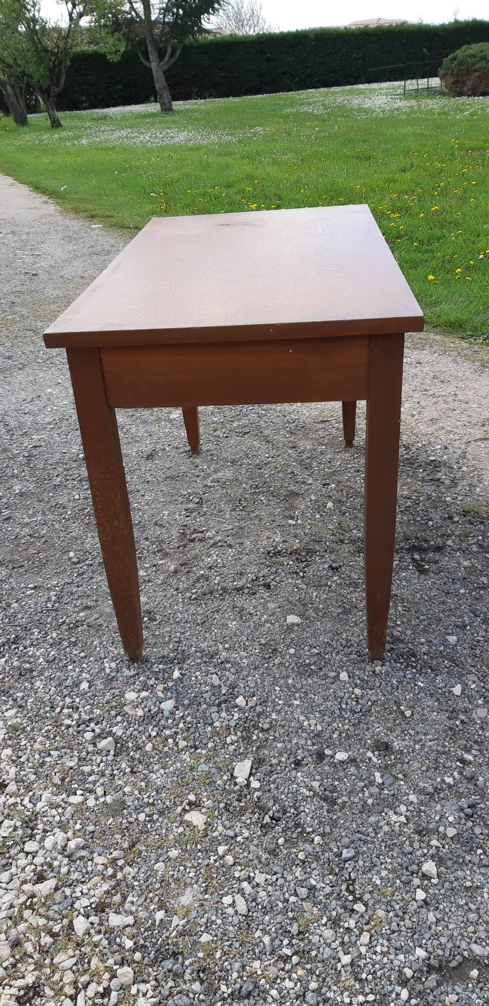 Bureau chêne année 60