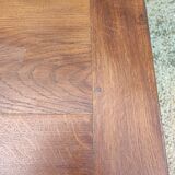 Solid oak farmhouse table full top
