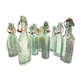 Set of 12 bottles beers 1930