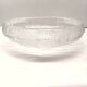 Crystal Bowl Empty Pocket 28 cm Signed Tapio Wirkkala Lunaria Design Finland