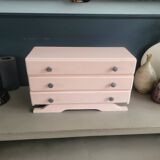 Small art deco wooden chest of drawers