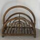 Bamboo and rattan magazine rack