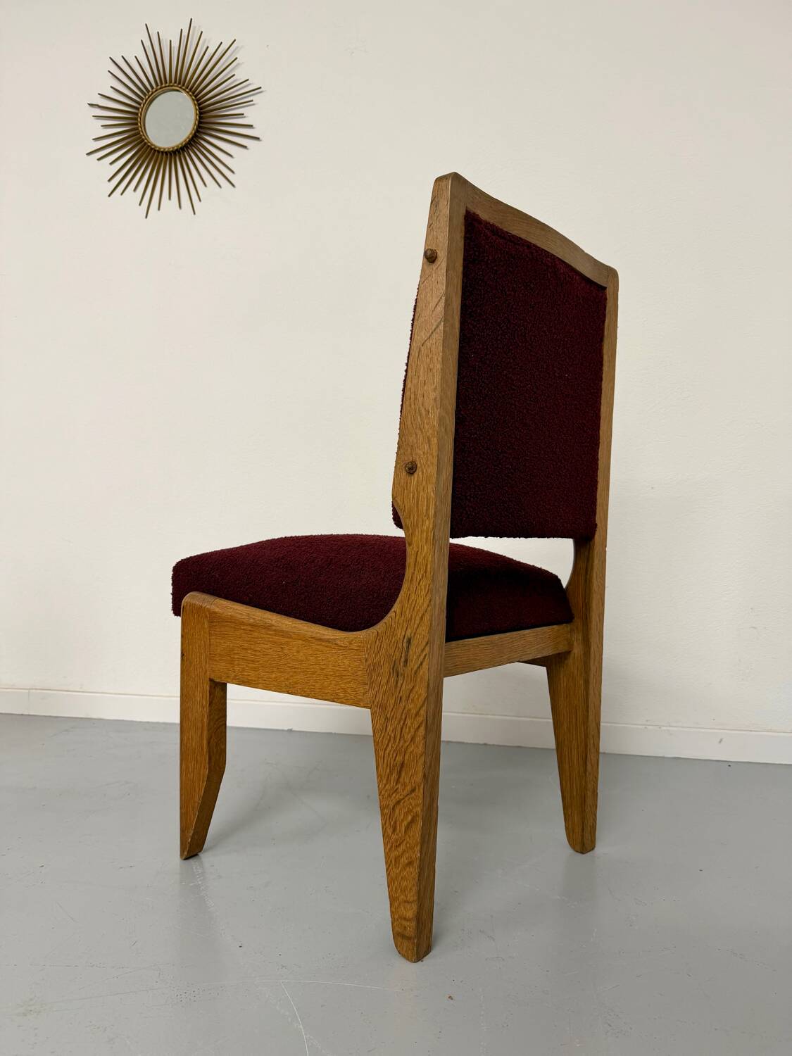 Vintage Guillerme & Chambron designer armchair from the 1960s