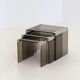 Set of Three Gallotti & Radice Tris T35 Nesting Tables