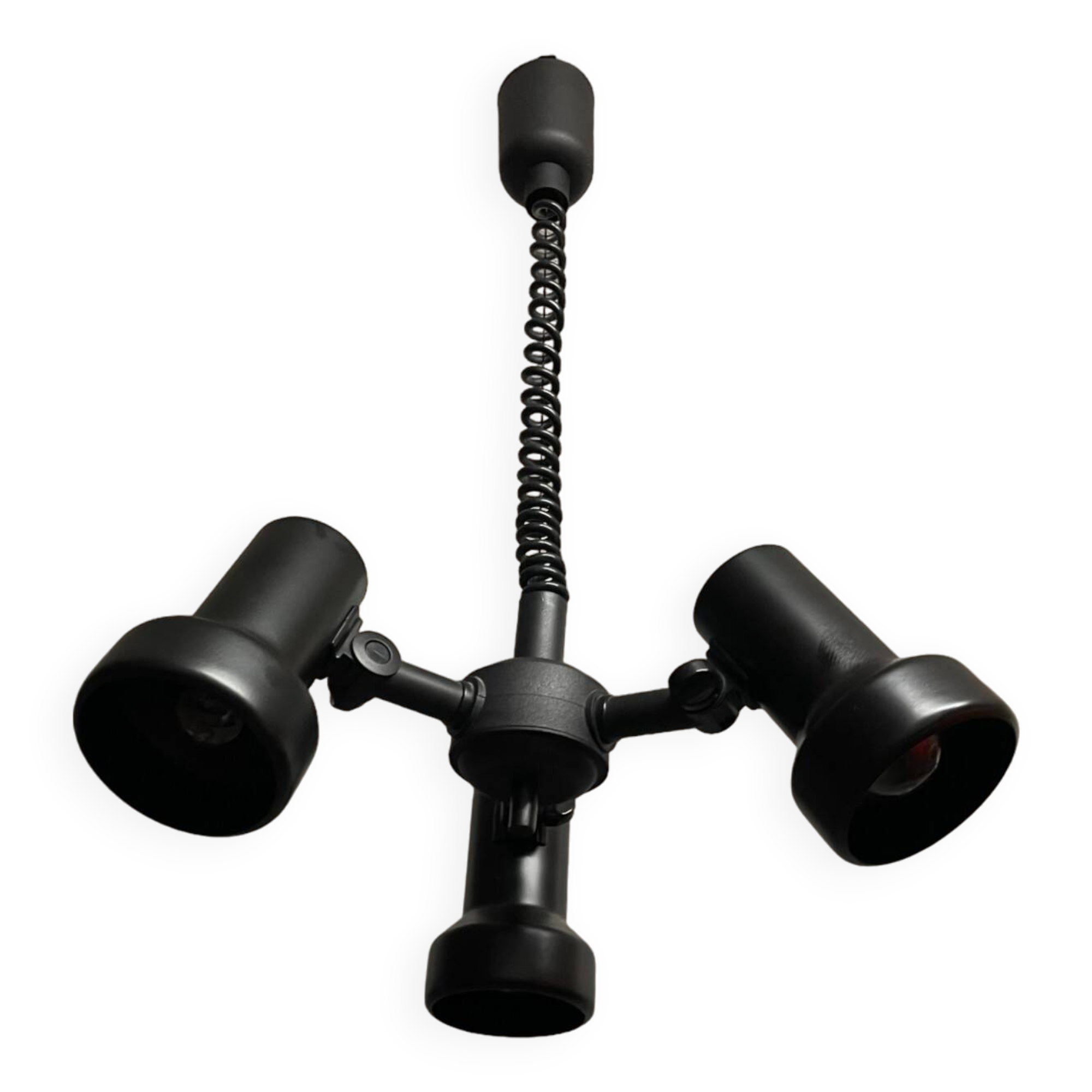 Industrial retractable adjustable 3 spot light  chandelier