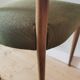 Lot of 6 Italian oak chairs from the 60s