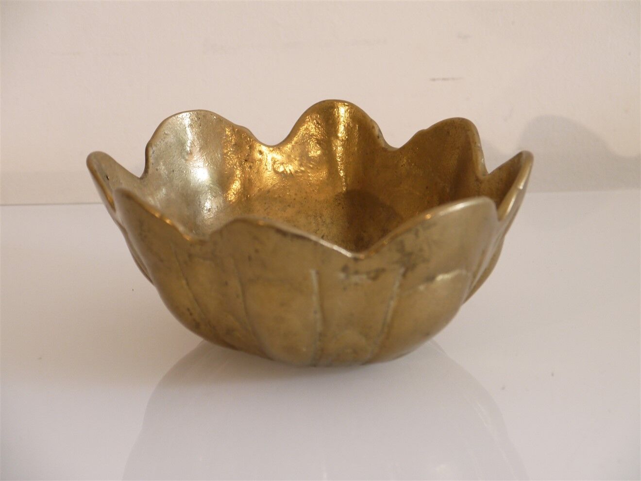 Empty vintage cast brass pocket 1960