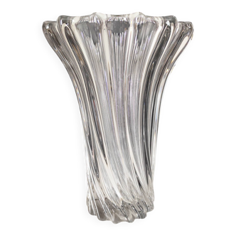 Vase en cristal dans le goût de Pierre d'Avesn