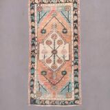 Turkish oushak rug 164x77 cm vintage carpet