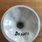 Earthenware cup signed Bassano