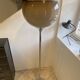 Chrome floor lamp Guzzini vintage 1960