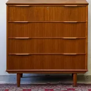 Commode en teck, Danemark, années 1960/70, vintage, mid-century modern