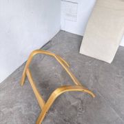 Ikea vintage Kim Samson curved beech wood deck chair