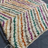 Handmade wool Berber rug 3 x 2 m
