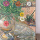 The cross bouquet, oil on canvas signed Maurice Bouillot 1947