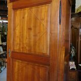 Bonnetiere in cherry 1 door 1 drawer of the xix century