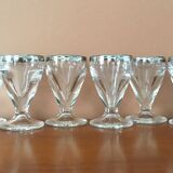 Set 6 verres à alcool années 50