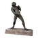 Faun with a Wineskin, Large Bronze Patina Excavated, Object from the Grand Tour, 19th Century