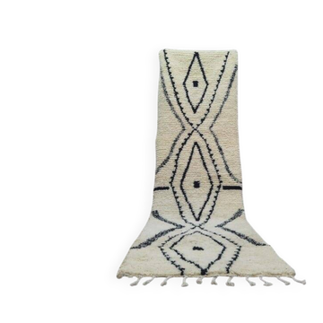 Tapis beni mrirt berbère de couloir