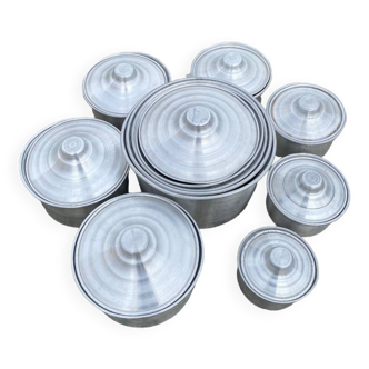 Series of aluminum pots