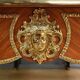 Regency style marquetry desk in precious woods – Late 19th century