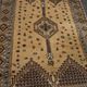 Old carpet from fez morocco very tight wool hand woven