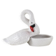 Porcelain swan box, 1960s, made in Europe