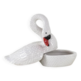 Porcelain swan box, 1960s, made in Europe