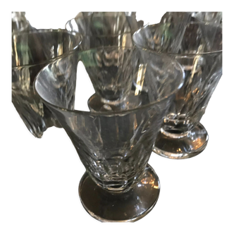 Product BHV Series of 6 glasses bistrot mid-XXth