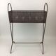 Planter in iron and perforated metal