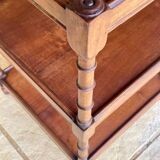 Console Art Deco a 3 niveaux bois tourné "Faux Bambou" Circa 1930s