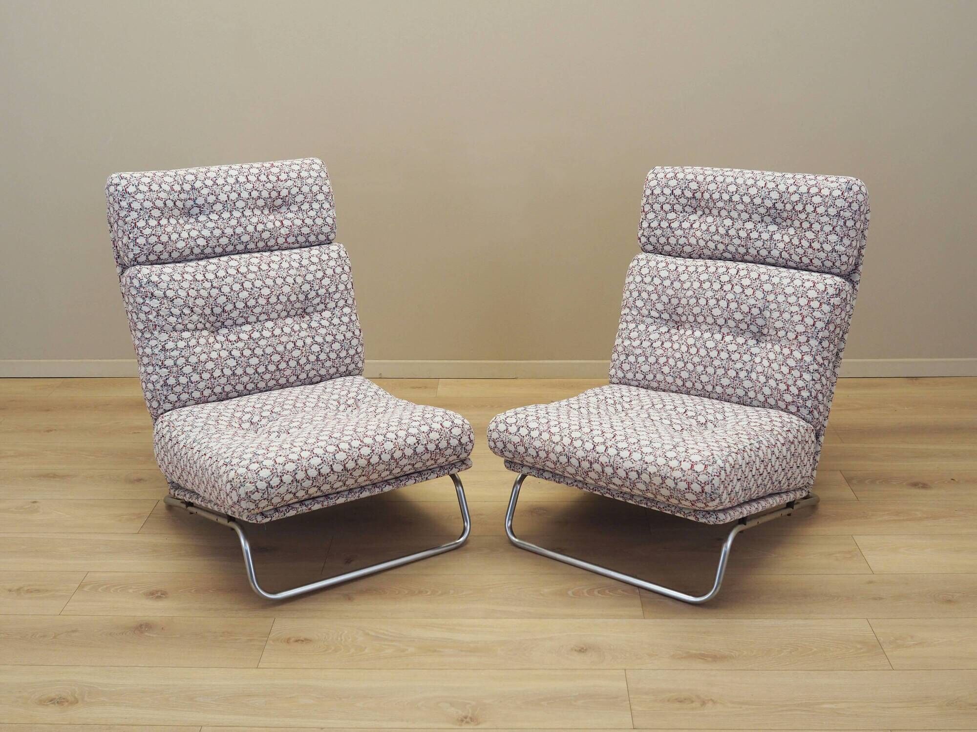 Set of lounge armchairs, Italian design, 1970s, production: Italy