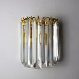 Venini wall lamp, murano glass, Italy, 1970