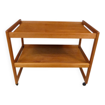 Modernist design bar or serving trolley in teak, Denmark1960s