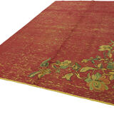 Red wool carpet 1980, 234 cm x 330 cm