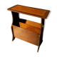 Wooden and leather magazine table/door