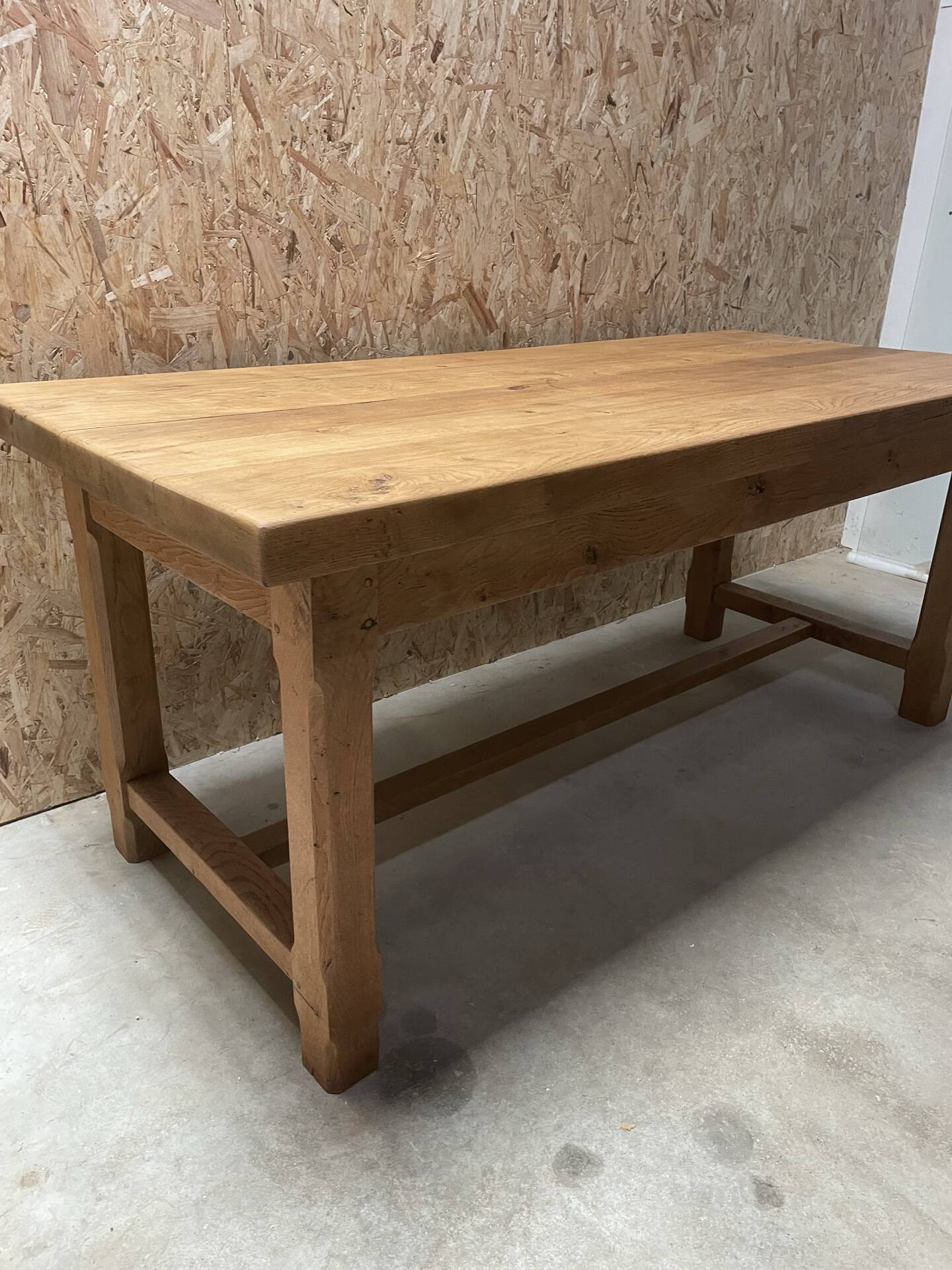 Table de ferme en chêne massif 180cm