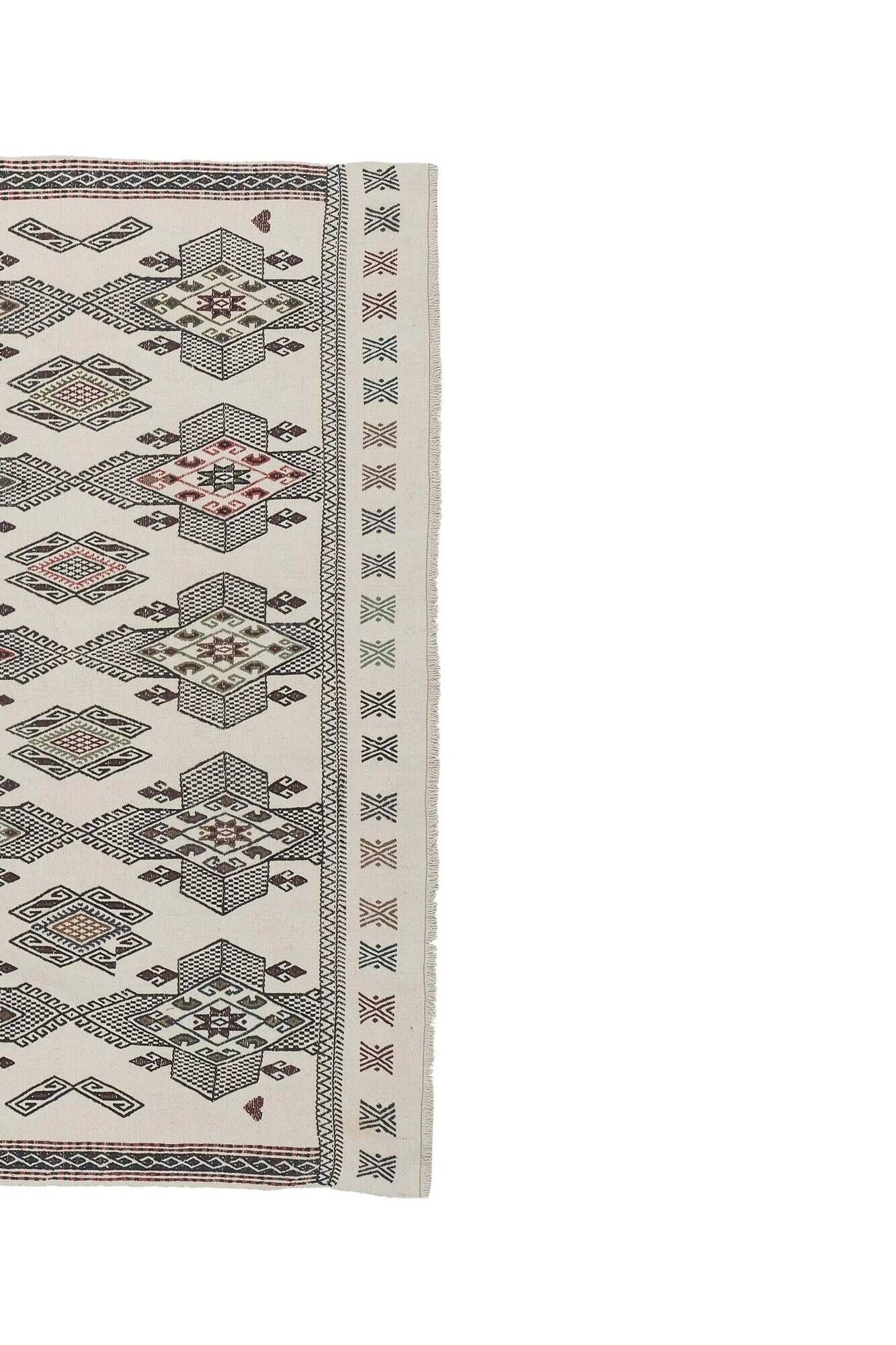 Vintage Turkish kilim handwoven 157x225 cm