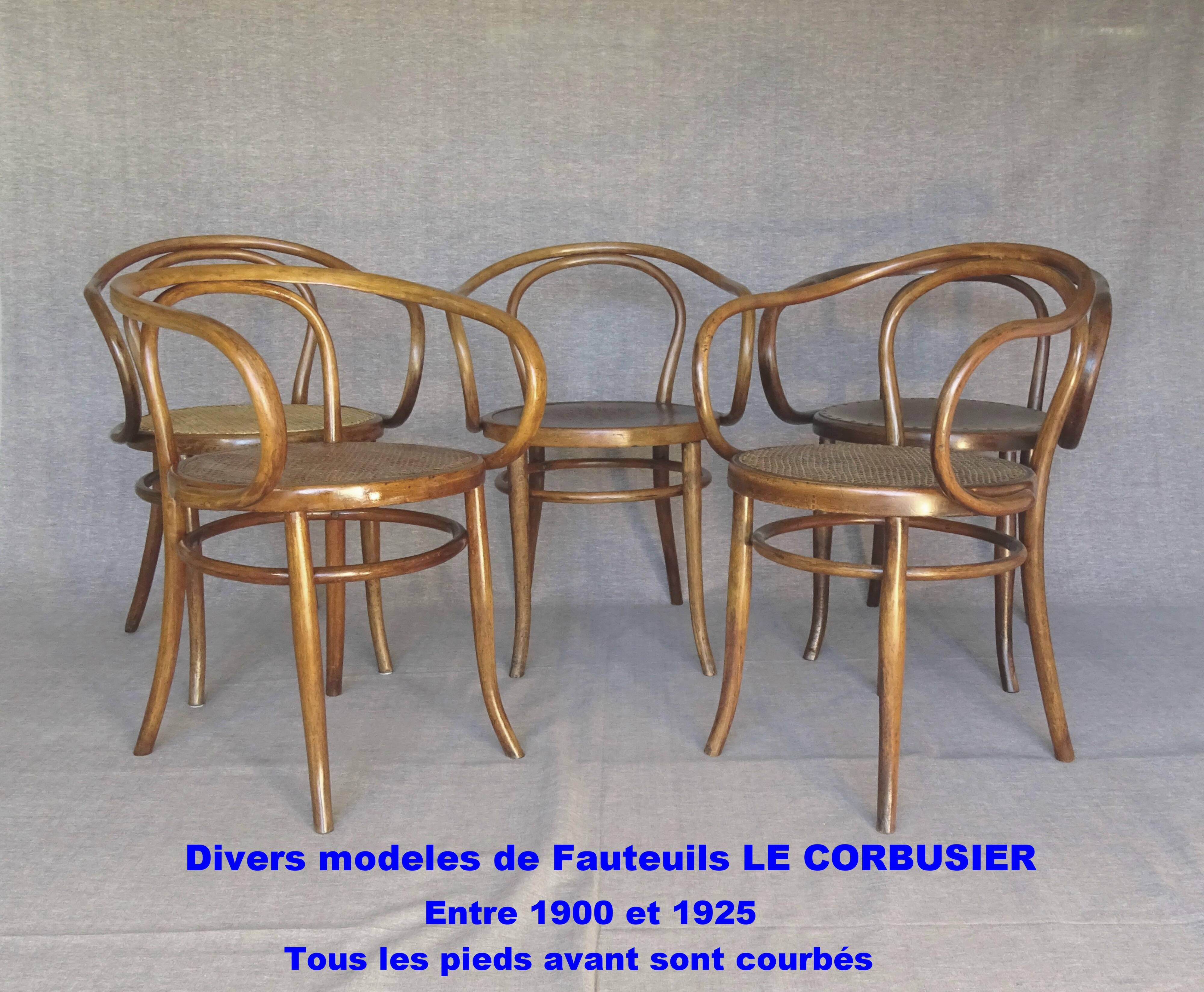 Chair type Le Corbusier, style Thonet Kohn.
