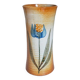 Vintage enameled stoneware potter's diabolo vase