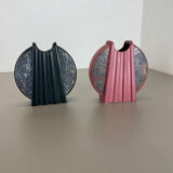 Set of 2  vases Bay Ceramics Germany, 1980s