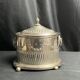 Crafts, Moroccan tea box, biscuits, silver-plated metal, 20th century