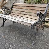 Banc de jardin en fonte