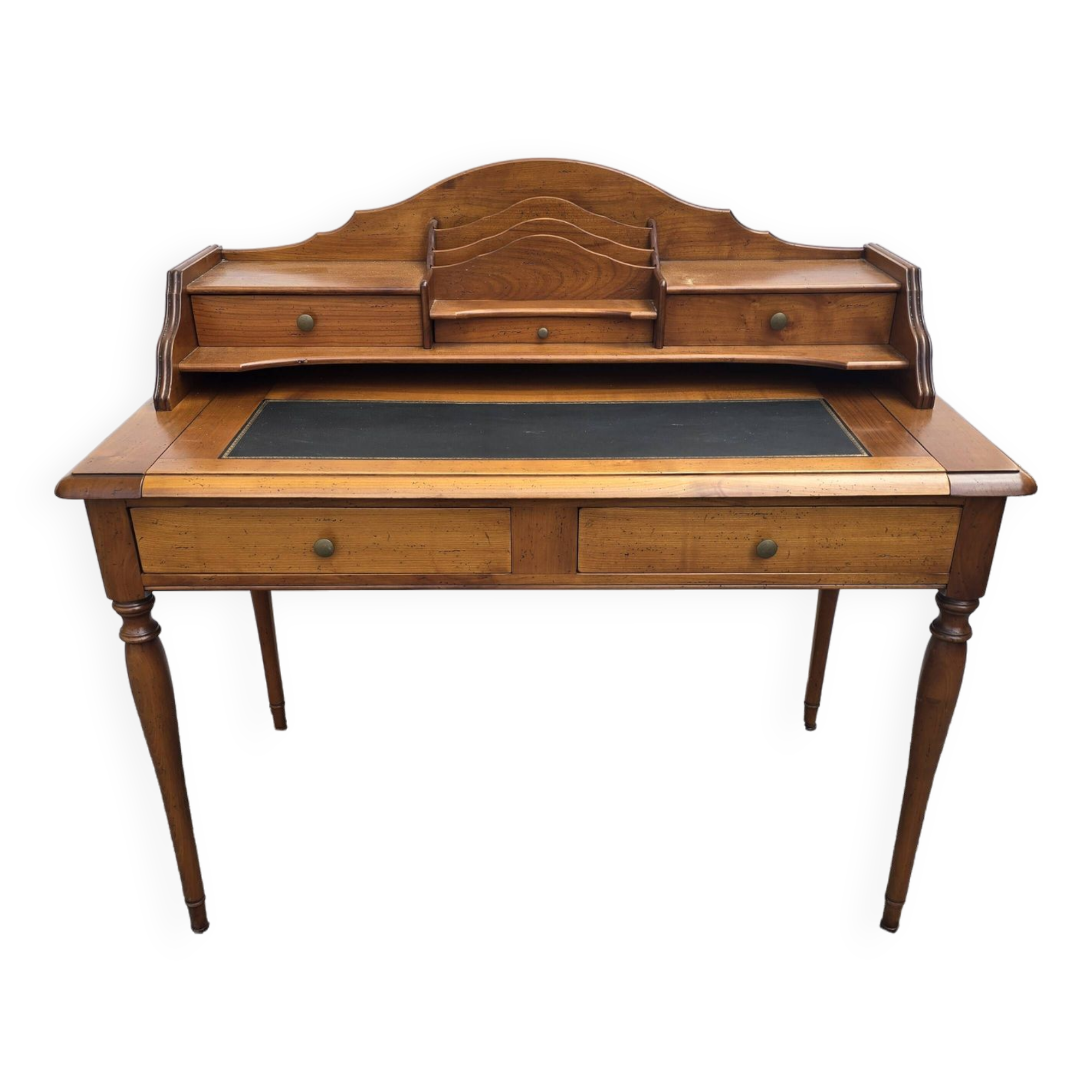 Solid cherry desk with sliding top