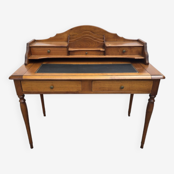 Solid cherry desk with sliding top